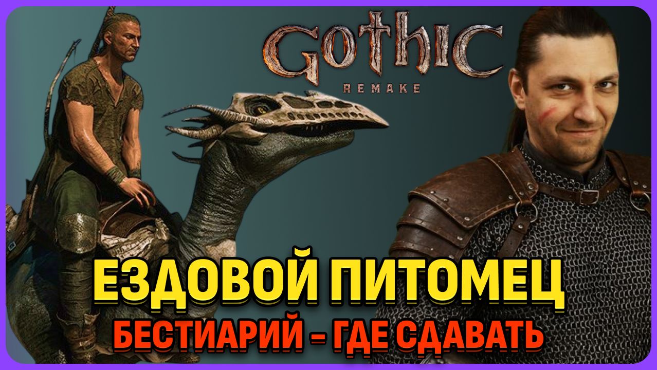 Ездовой питомец: как получить. Бестиарий Хориниса где сдавать? Gothic 1 Remake