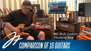 Comparison of 16 guitars