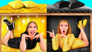 Секретный Домик Под Кроватью # Богатая vs Бедная Челлендж от KiKi Challenge