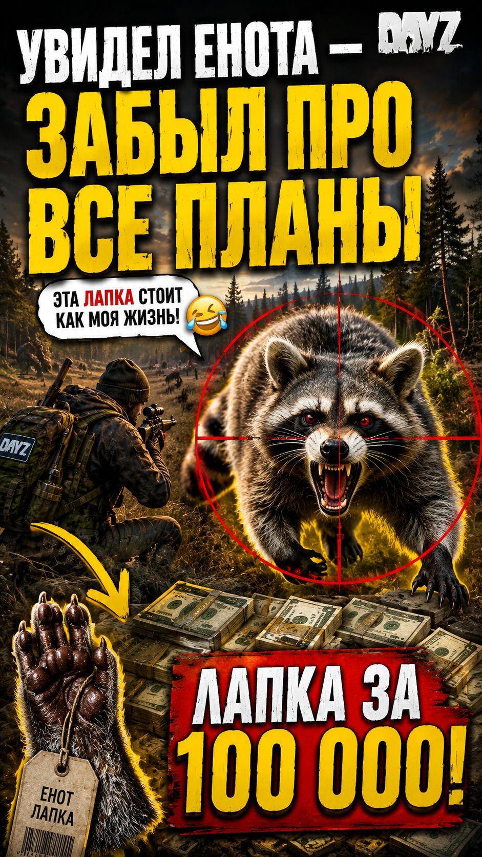 Увидел енота — забыл про все планы