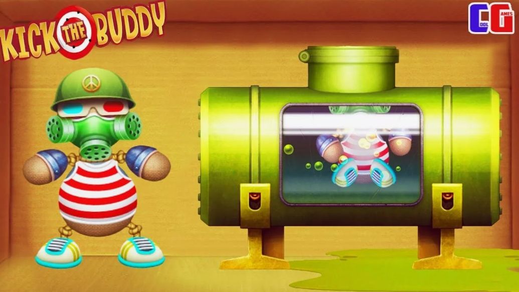 Антистресс Против Биологического Оружия! Уничтожь любым способом - Kick the Buddy