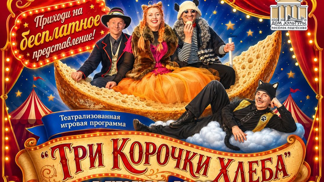 Театрализованная игровая программа "ТРИ КОРОЧКИ ХЛЕБА" - 2026 год