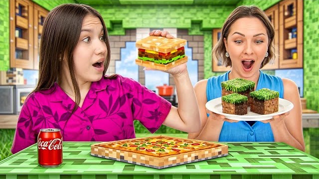 РЕСТОРАН Minecraft у Меня Дома / Вики Шоу смотреть онлайн