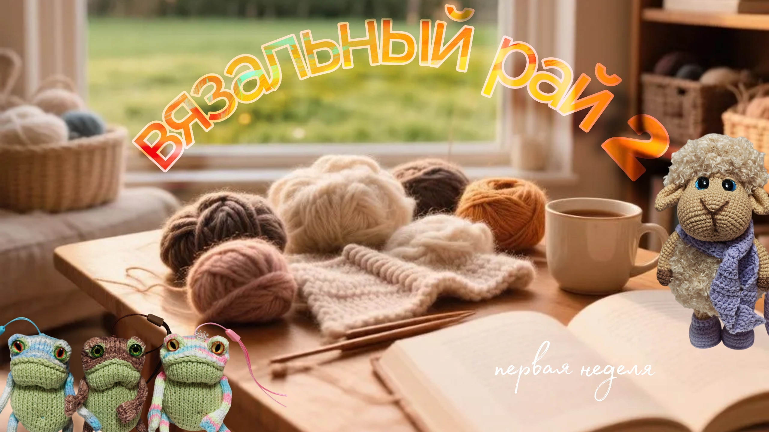 Вязальный рай🫶 Первая неделя,тестировала игрушку смотреть онлайн