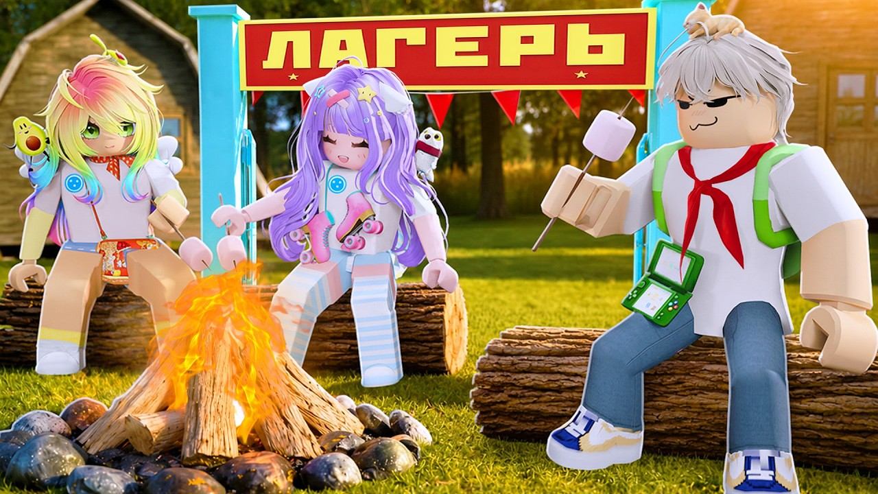МЫ ПРИЕХАЛИ В ПИОНЕРСКИЙ ЛАГЕРЬ! смотреть онлайн