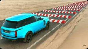 Машины против испытания последовательными уступами #4 в BeamNG Drive