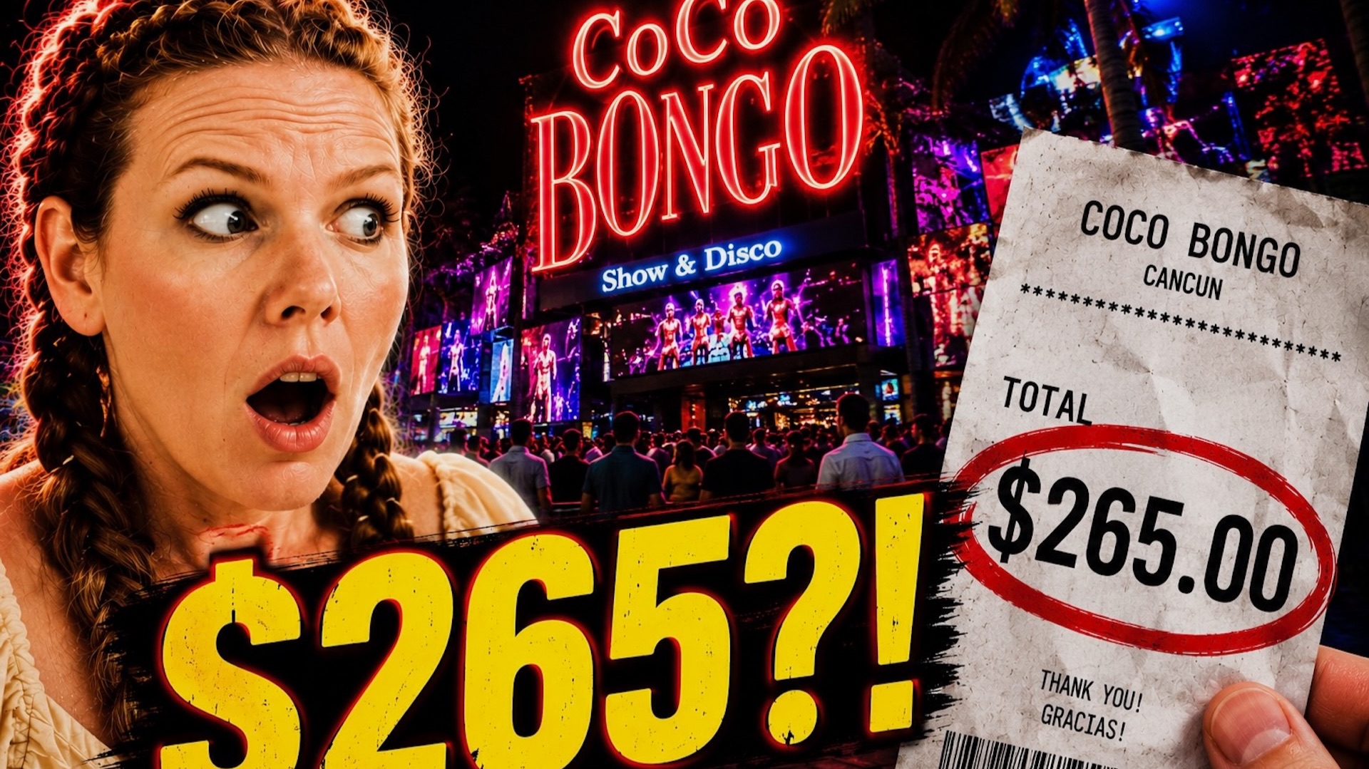 Канкун ночью 2026 — стоит ли идти в Coco Bongo и Mandala? Честный обзор Party Center