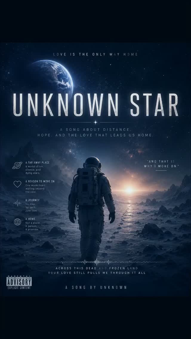 Видеоклип на песню "Unknown star"