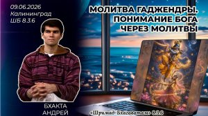 Молитва Гаджендры. Понимание Бога через молитвы. Бхакта Андрей. «Шримад-Бхагаватам» 8.3.6
