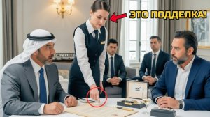 «Это подделка»-Официантка на чистом арабском спасла Шейха от аферы на $285 000 000