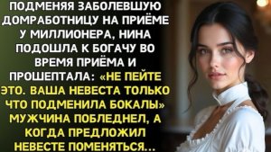 Богач насмехался над домработницей за столом… Но после её слов побледнел!