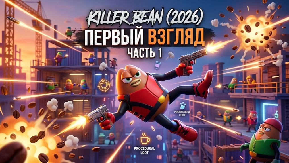 ТОТ САМЫЙ БОЕВОЙ БОБ! Killer Bean — Прохождение #1 | Первые впечатления от экшена!