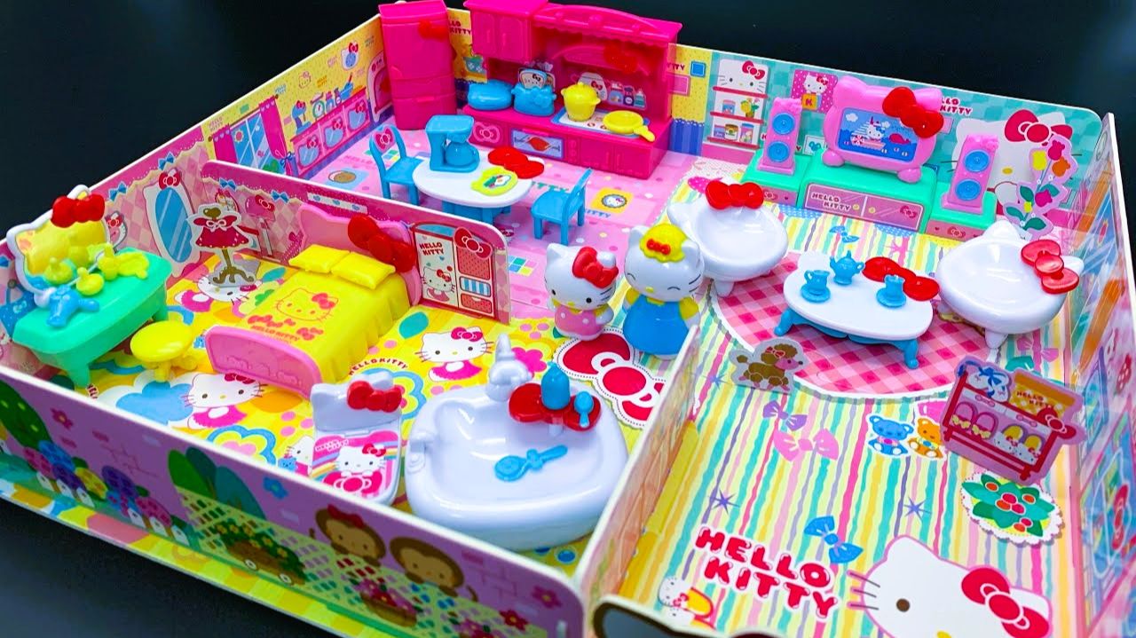 Игровой набор "Hello Kitty". Распаковка и Обзор ярких игрушек! Мультики для детей смотреть! смотреть онлайн