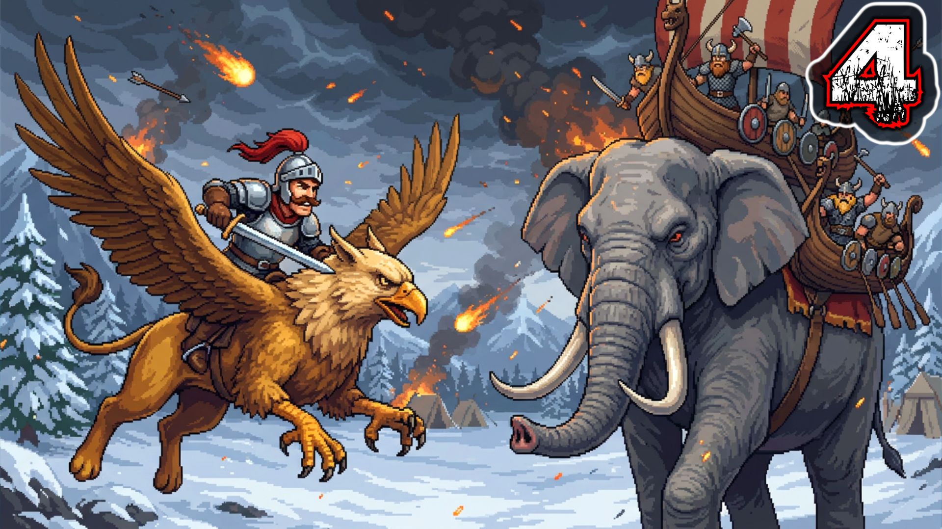 GRYPHON KNIGHT EPIC #4 (Definitive Edition) - Горы Дедлих {Воин Викингов}{Астерион Хорндсон}