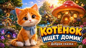 Котёнок ищет домик | Добрая сказка для детей