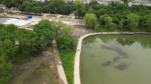 О ходе реконструкции парка им. Говорухина.