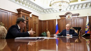 Владимир Путин с Министром науки и высшего образования Валерием Фальковым, Кремль, 9 июня 2026