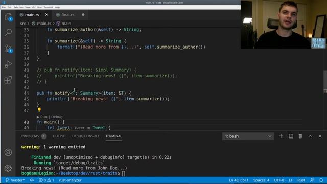 Traits in Rust смотреть онлайн