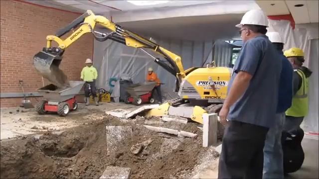 Демонтажный робот Brokk 400 смотреть онлайн