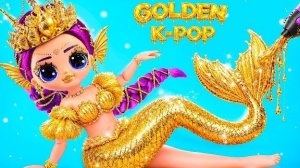 LaLiLu Преображение Руми в Русалку! Поделки в стиле K-Pop Demon Hunters!