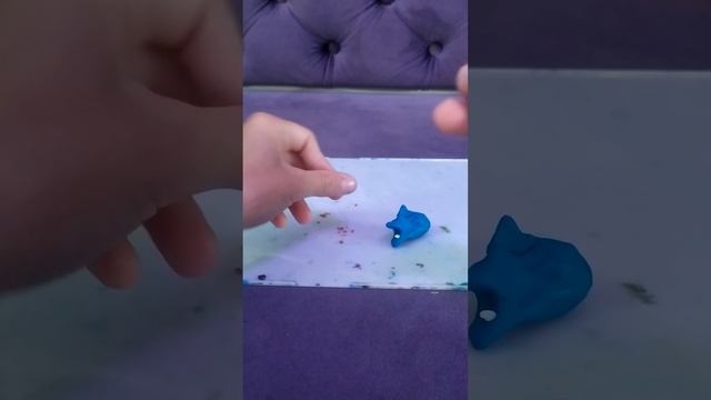делаем акулу из пластилина