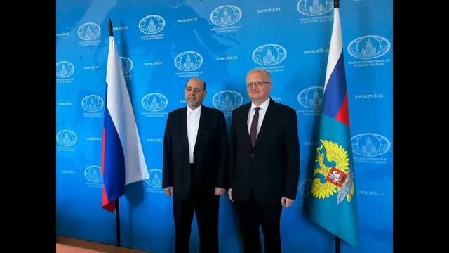 Зам. Министра МИД РФ Г.Е.Борисенко с заместителем Председателя Политбюро ХАМАС М.Абу Марзуком