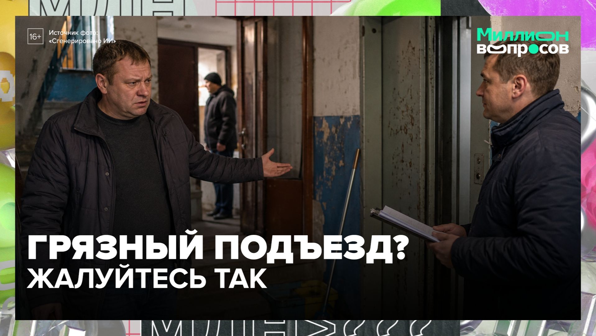 Как часто должны убирать подъезд и лифт и куда жаловаться на УК? | Миллион вопросов смотреть онлайн
