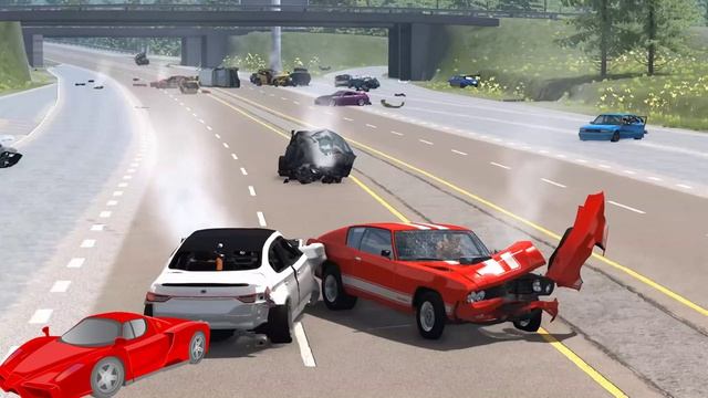 Безумие!!!Машинки Аварии 04
