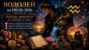Водолей на июль 2026. Часть 2 — Любовь, финансы и забота о себе