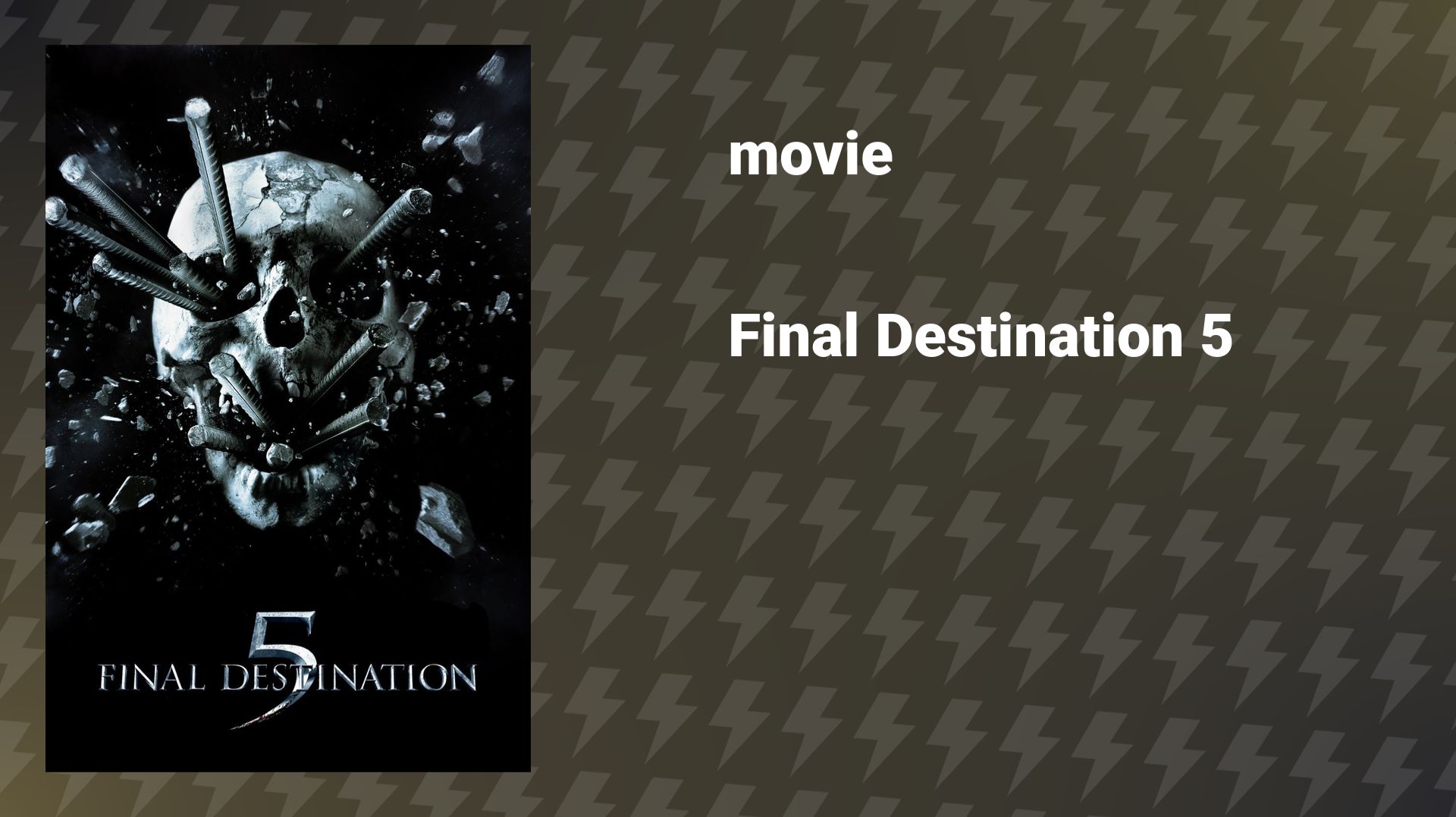 Final Destination 5 (movie, 2011) смотреть онлайн