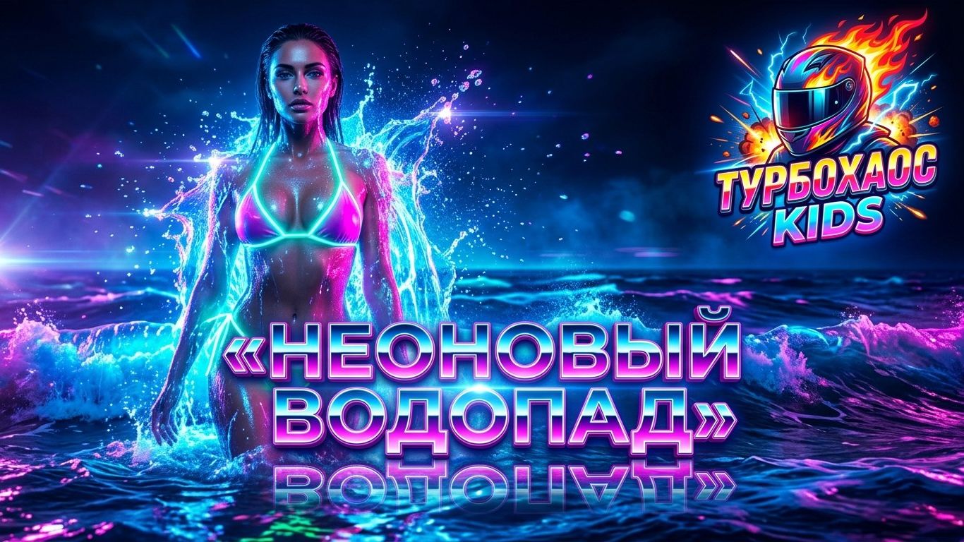 НЕОНОВЫЙ ВОДОПАД