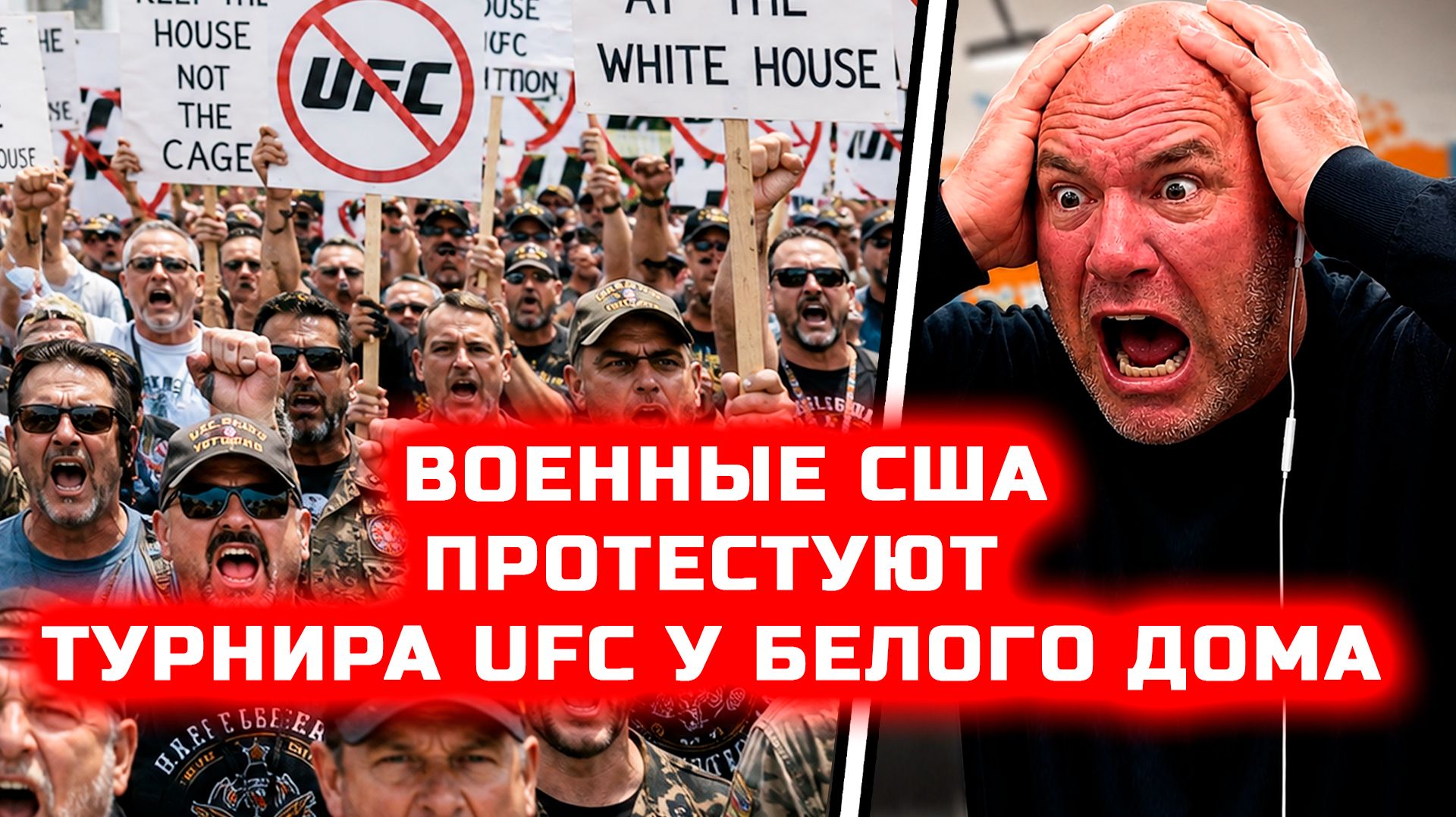 СРОЧНО! Турнир ЮФС ОТМЕНЯЮТ у Белого дома ветераны США смотреть онлайн