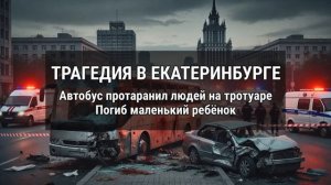 Трагедия случилась в Екатеринбурге. Погибли ребёнок и взрослые. Десять человек получили ранения.