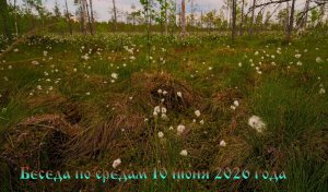 Беседа по средам 10  июня 2026 года