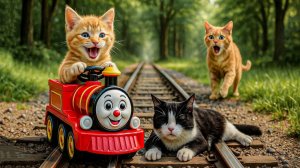 Котенок устроил беспорядок… Расстроил маму-кошку, но потом котенок принес маме трогательный подарок-