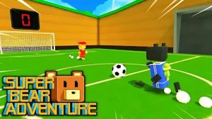 СУПЕР МЕДВЕДЬ ИГРАЕТ В ФУТБОЛ/Super Bear Adventure Прохождение игры