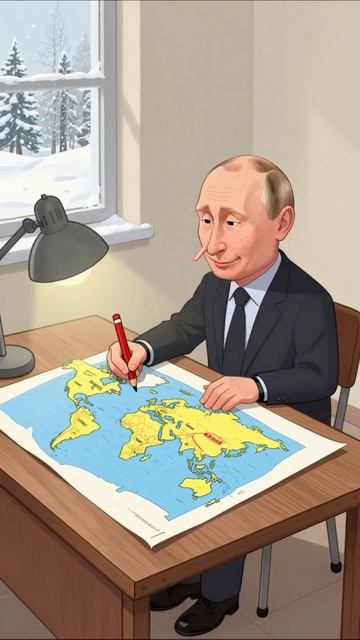 Конец света на карте #путин #политика