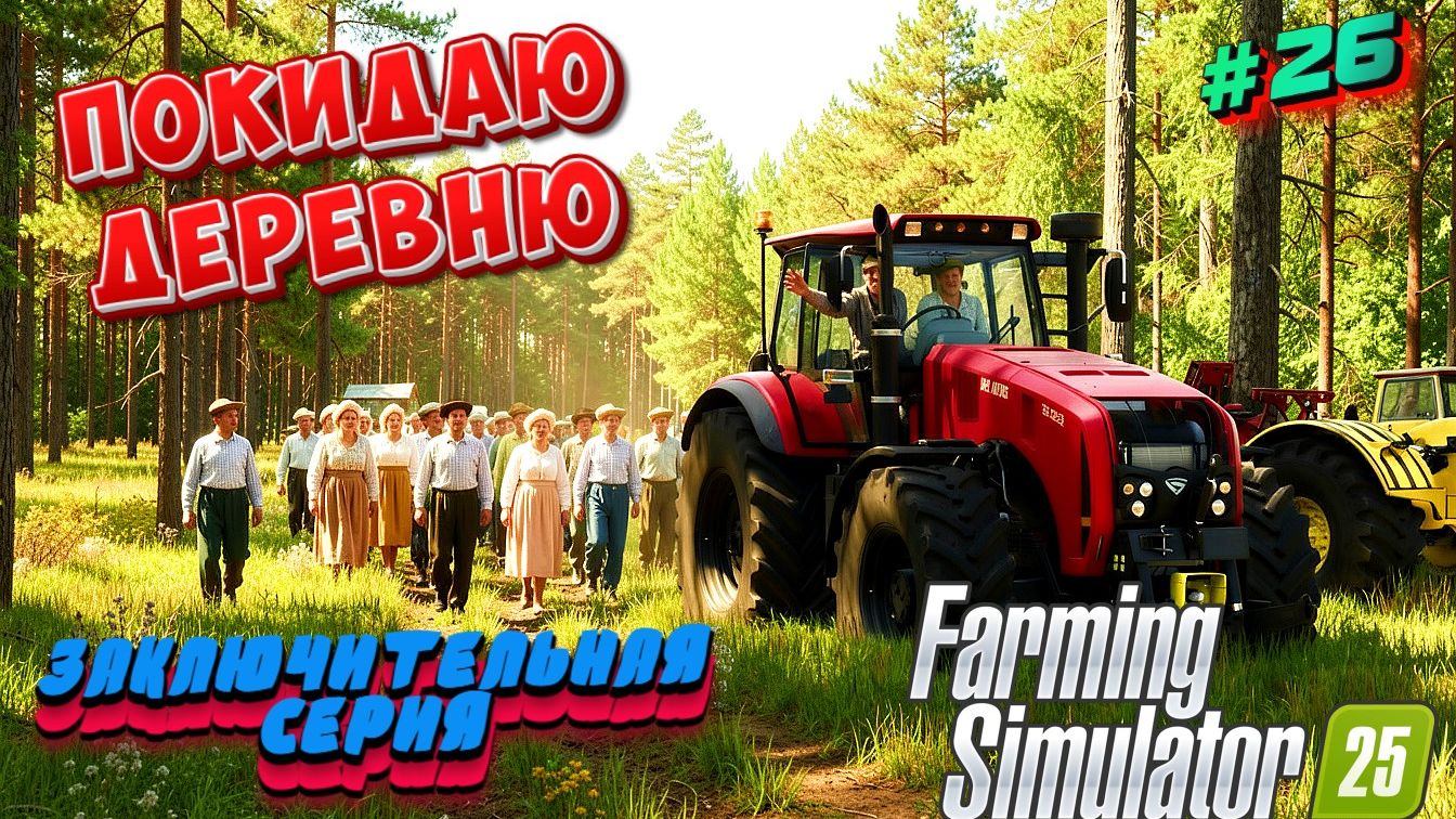 Заключительная Серия и я Уезжаю из Деревни Холмист-Луг  ( Farming Simulator 25 )