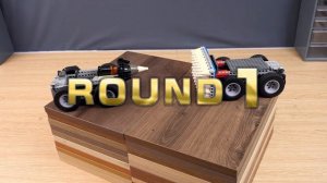 Колесно-гусеничный автомобиль LEGO преодолел гигантскую скальную пропасть #Умное Лего