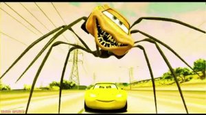МУЛЬТИКИ ПРО МАШИНКИ Молния Маквин на паучьих лапках 🏎️🕷️ РЕМИКС МЕМ