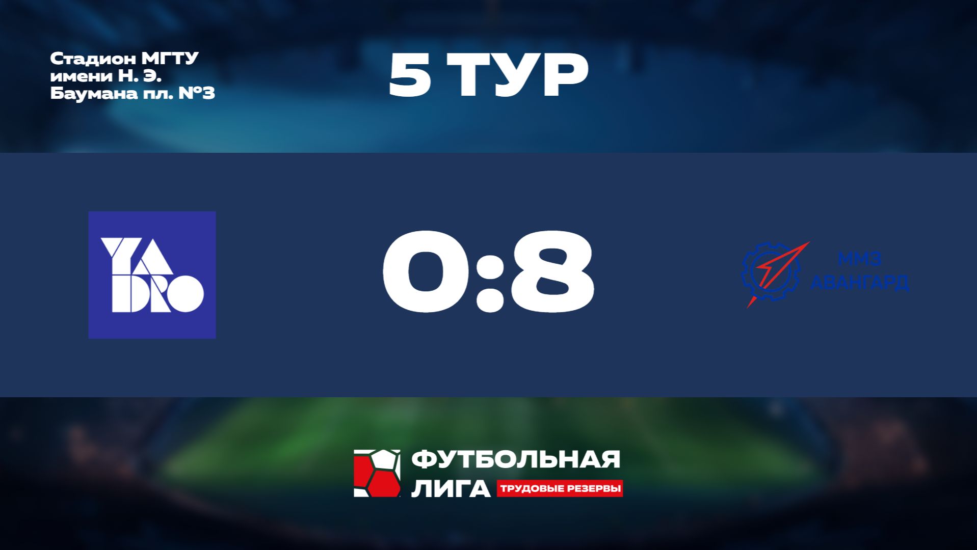 Обзор | 5 тур | YADRO - ММЗ Авангард | Марс
