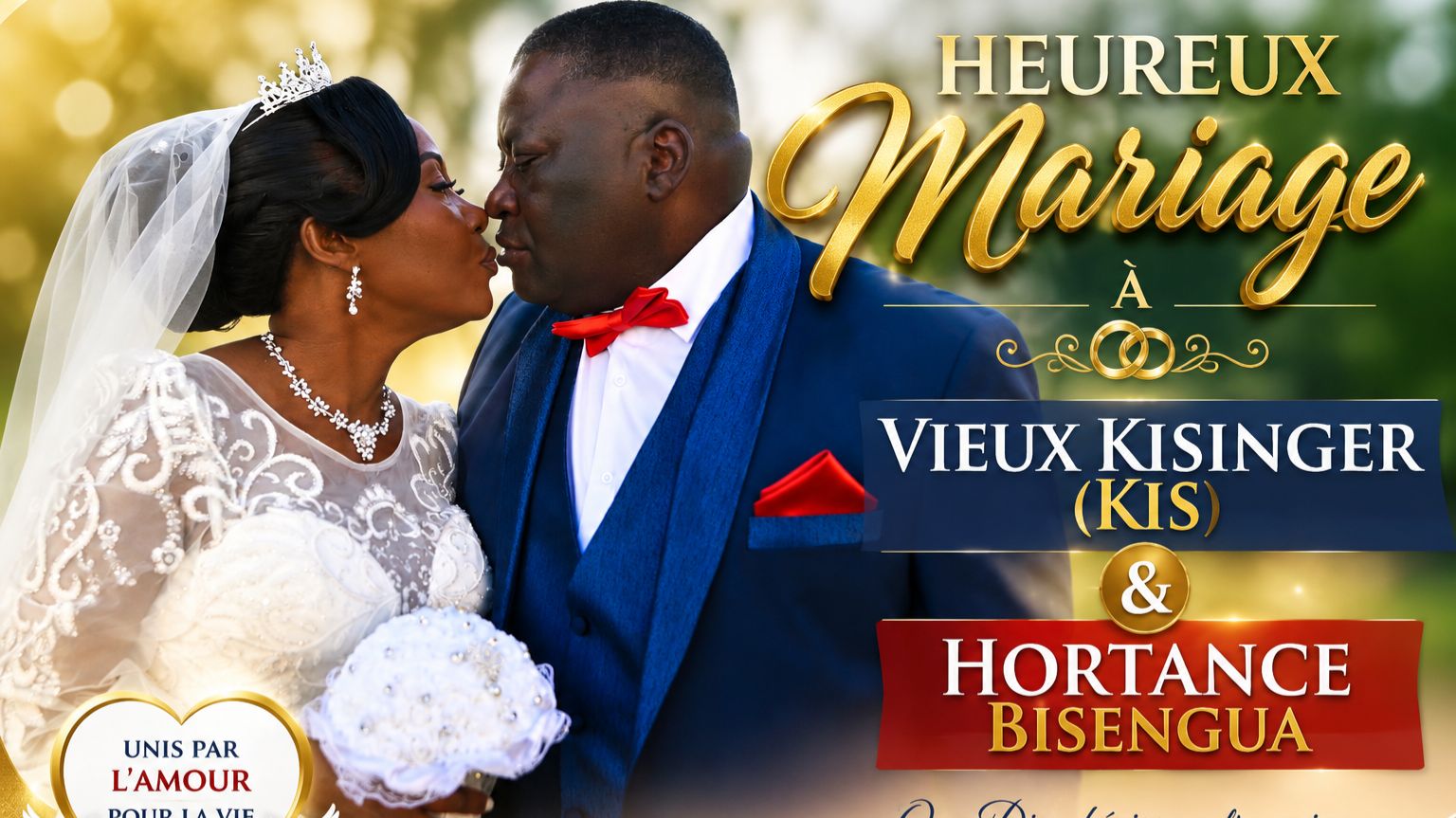Heureux Mariage de Vieux Kisinger (KIS) & Hortance Bisengua | Unis par l’Amour pour la Vie ❤️ смотреть онлайн