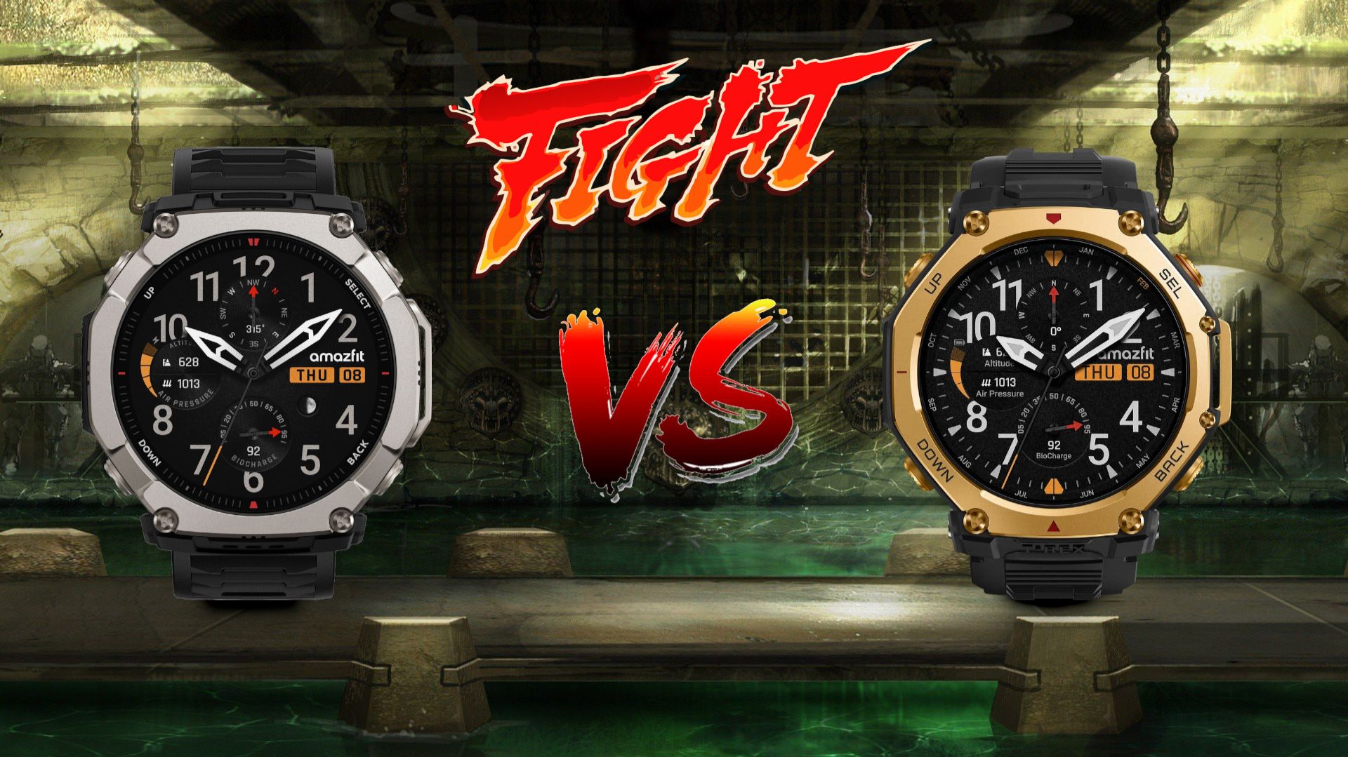Amazfit T-Rex Ultra 2 vs Amazfit T-Rex 3 Pro смотреть онлайн