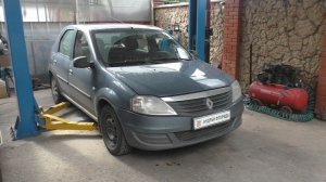 Замена ремня ГРМ и роликов на Renault Logan 1,6 Рено Логан 2012
