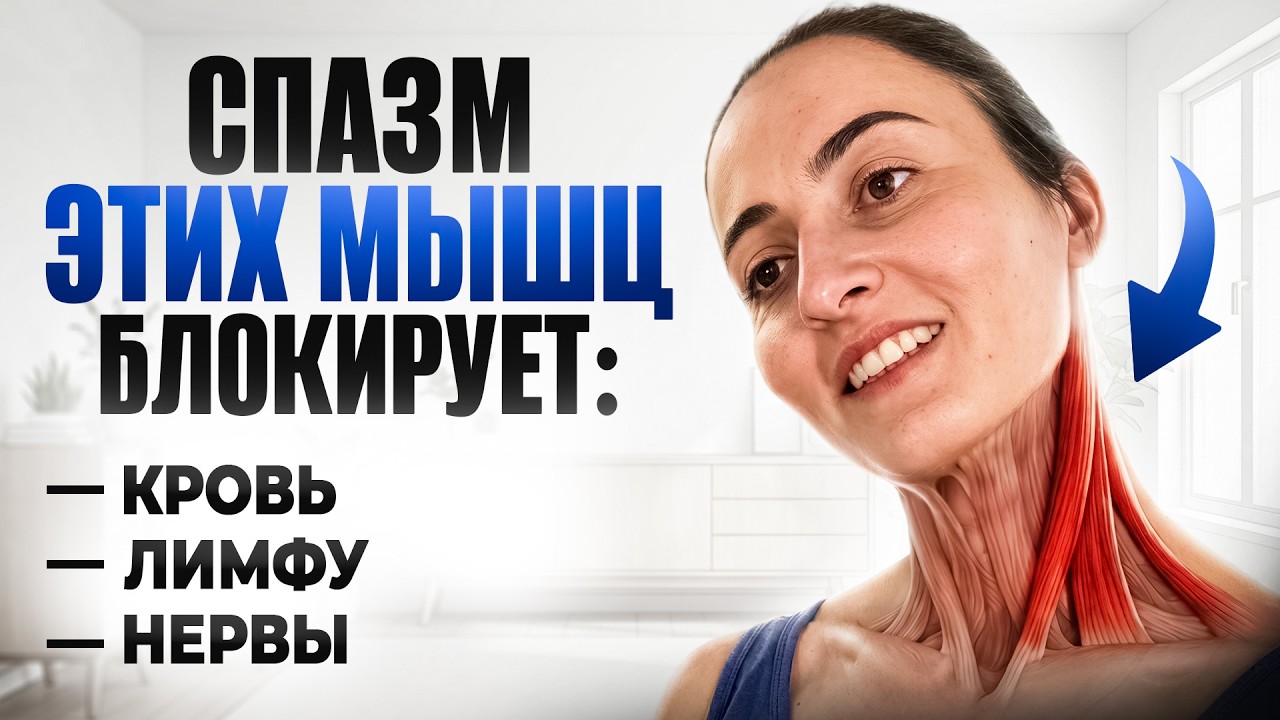 Всего ОДНО движение от спазма мышц | Отёки, онемение пальцев и боль уйдут за 5 МИНУТ