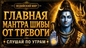УТРЕННЯЯ МАНТРА ОТ ТРЕВОГИ. Включи и день пройдёт легко. Ом Намах Шивая