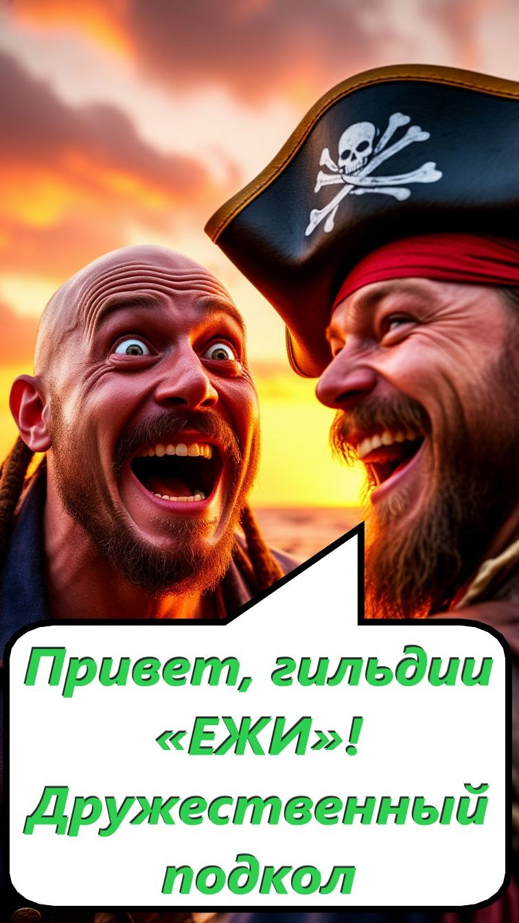 World of Sea Battle. Привет, гильдии «ЕЖИ»! Дружественный подкол