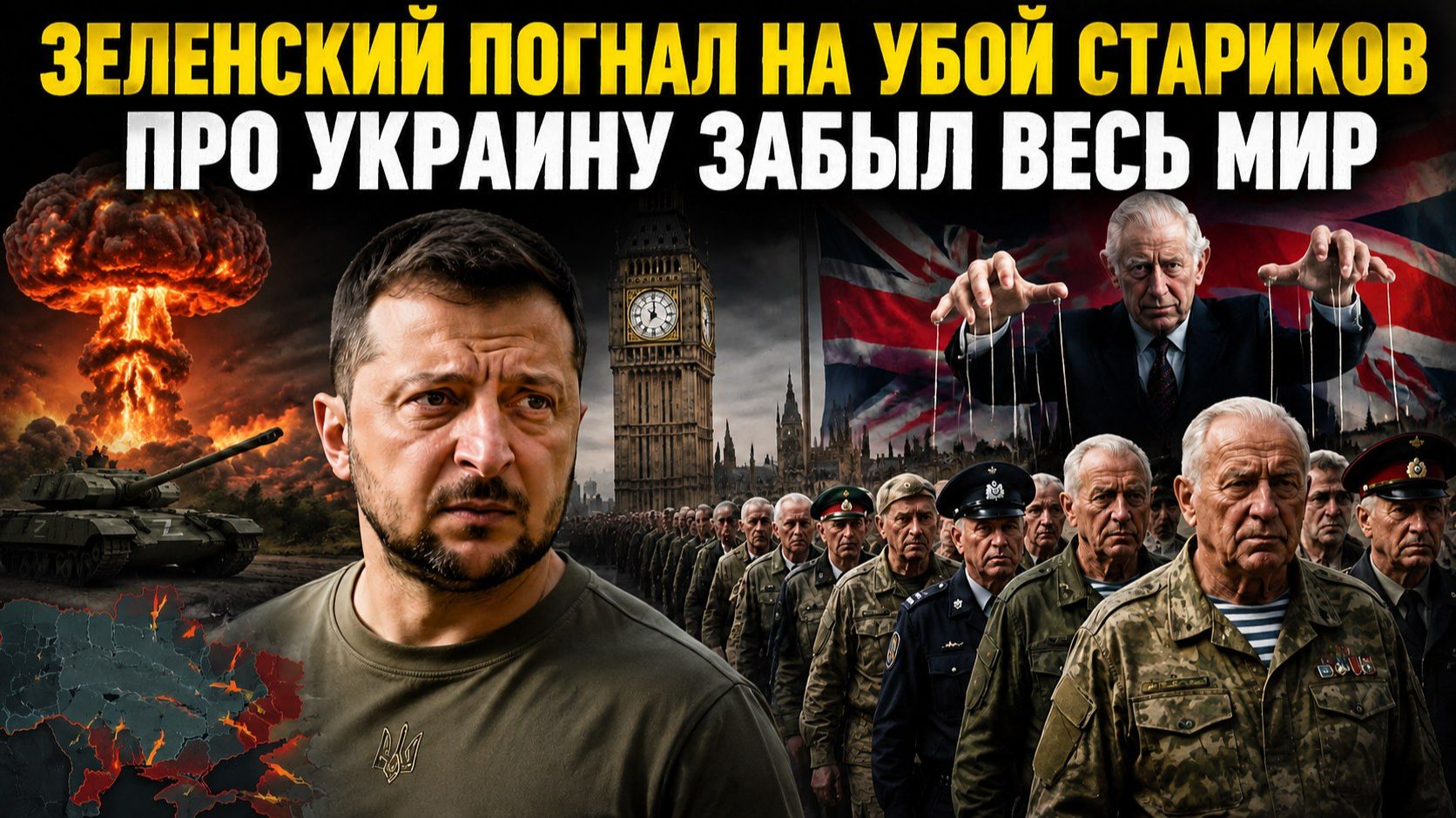 Зеленский послал на смерть дедов || Украина зашла в тупик – никто её не поддерживает смотреть онлайн