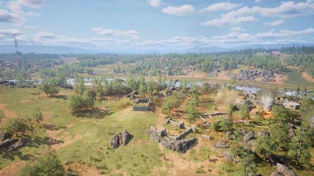 Бой за крепость в SQUAD