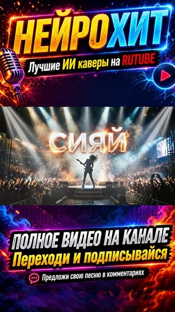 РУКИ ВВЕРХ! — Сияй (ИИ кавер, РОК НЕЙРОХИТ и новые ПОП лучшие топ песни и музыка Сергей Жуков 2026)
